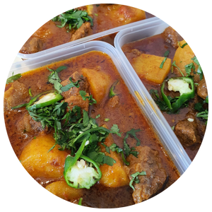 Beef (or lamb) Aloo Gosht