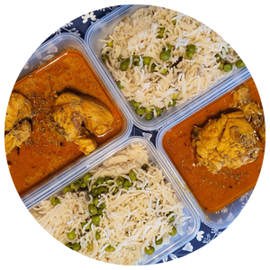 Chicken Zeera Salan with Matar Pulao
