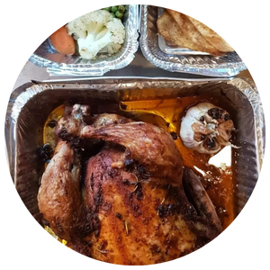 Roast Chicken with Sides